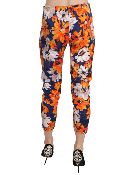 Jeans & Pants Floral Print Skinny Mid-Waist Pants 200,00 € 7333413030207 | Planet-Deluxe