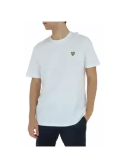 Weißes Lyle & Scott Rundhals-T-Shirt