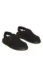 Schwarze Dr. Martens Ledersandalen