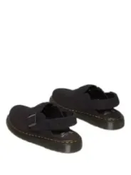 Schwarze Dr. Martens Riemchensandalen