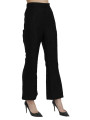 Jeans & Pants Chic High Waist Flared Cropped Pants 1.080,00 € 8054319414180 | Planet-Deluxe