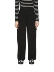 Schwarze weite Hosen Jacqueline De Yong