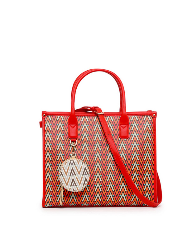 Rote Valentino Handtasche mit Akzenten Rote Valentino Handtasche mit Akzenten