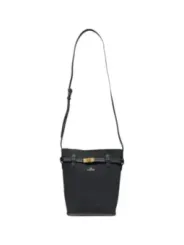 Graue Replay Tasche mit Leder.