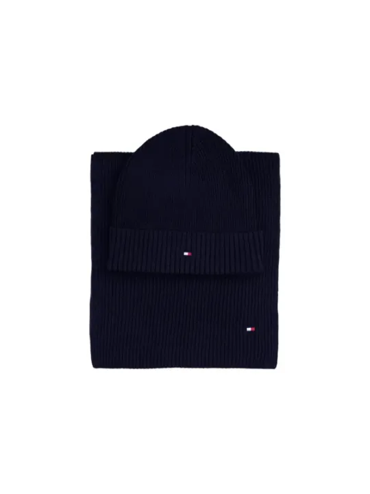 Tommy Hilfiger marineblauer Strickschal