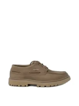 Braune Leder Calvin Klein Schuhe