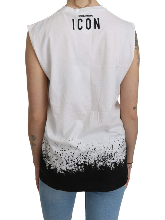 Tops & T-Shirts Chic Sleeveless Cotton Crew Neck Top 420,00 € 7333413031211 | Planet-Deluxe