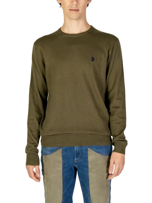 Olivgrünes U.S. Polo Assn. Hemd