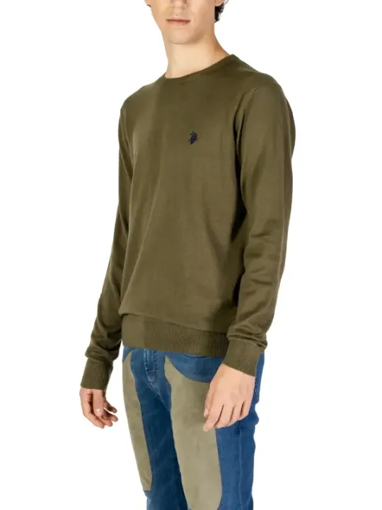 Olivgrüner U.S. Polo Assn. Pullover