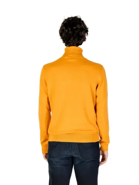 Gelber U.S. Polo Assn. Rollkragenpullover
