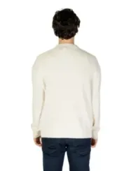 Off-weißer Baumwollpullover von Calvin Klein