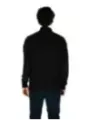 Schwarzer Woll-Rollkragenpullover von Calvin Klein