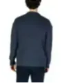 Dunkelblauer gerippter Calvin Klein Pullover