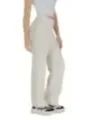 Beige Hochtaillierte Weite Hosen