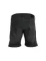 Schwarze Denim Shorts mit Umschlag