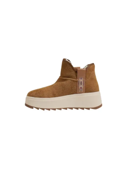 Tan Wildleder High-Top Ash 477501