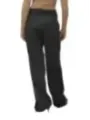 Schwarze hochtaillierte Damen Hose