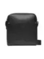 Schwarze Leder Calvin Klein Umhängetasche