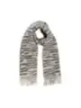 Zebra-Muster Schal mit Fransen
