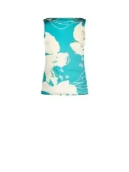 Teilbluse mit floralem Muster