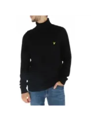 Schwarzer Lyle & Scott Rollkragenpullover