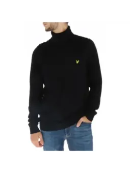 Schwarzer Lyle & Scott Rollkragenpullover