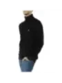 Schwarzer Wollrollkragenpullover Lyle & Scott