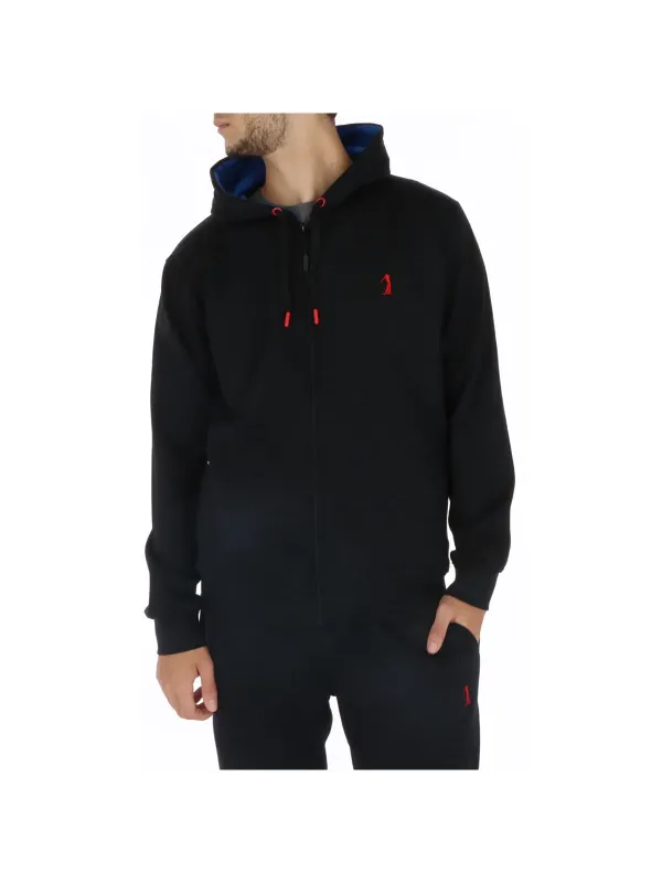 Schwarzer Golf Club Kapuzenpullover