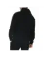 Schwarzer Herren Kapuzenpullover schlicht modern