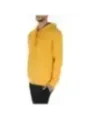 Gelbe Golfjacke mit rotem Detail