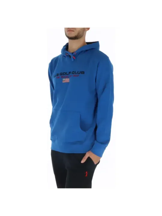 Blauer Golf Club Kapuzenpullover