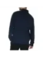 Navymelierter Herren Fleece Rollkragenpullover
