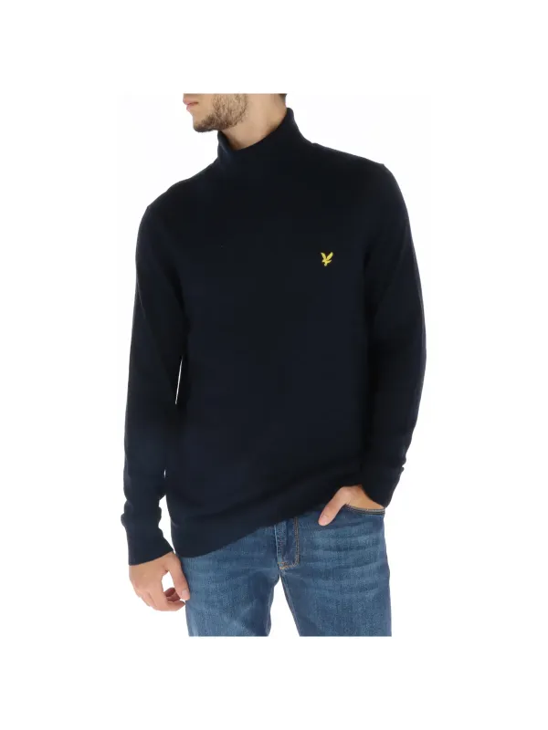 Schwarzer Lyle & Scott Rollkragenpullover Schwarzer Lyle & Scott Rollkragenpullover