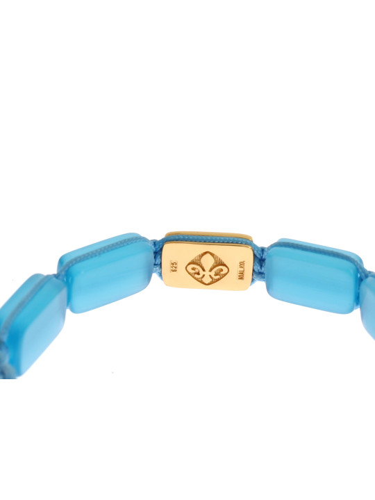 Bracelets Elegant Blue Opal &amp Diamond-Studded Bracelet 380,00 € 8050246180112 | Planet-Deluxe