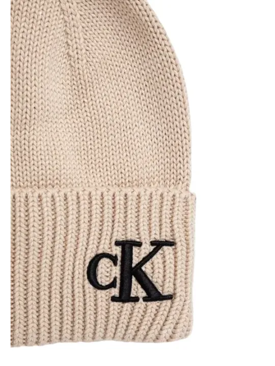 Calvin Klein ribbed knit beanie