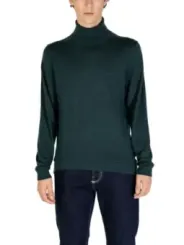 Grüner Calvin Klein Rollkragenpullover