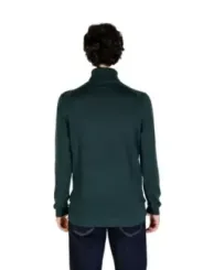 Dunkelgrünes Calvin Klein Langarmshirt