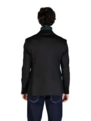 Gianni Lupo taillierter Wollblazer hinten
