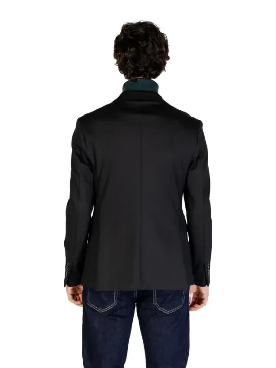 Gianni Lupo taillierter Wollblazer hinten