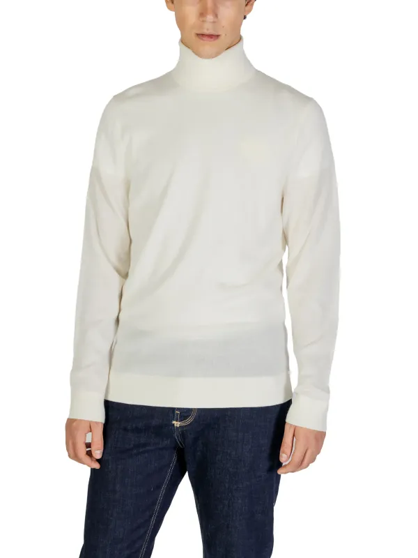 Cremefarbener Kaschmir Rollkragenpullover Calvin Klein Cremefarbener Kaschmir Rollkragenpullover Calvin Klein
