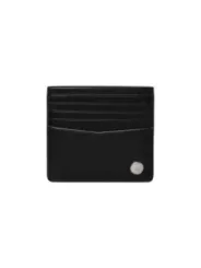 Schwarzes Calvin Klein Kartenetui aus Leder