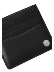 Schwarze Calvin Klein Kartenhalter aus Leder
