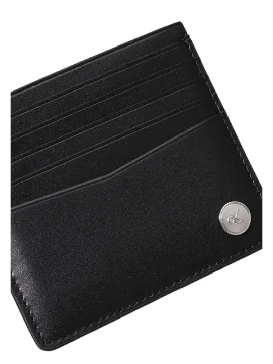 Schwarze Calvin Klein Kartenhalter aus Leder