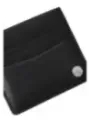 Schwarze Calvin Klein Kartenhalter aus Leder