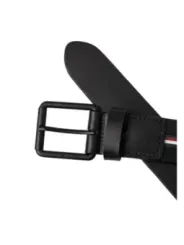 Schwarzer Tommy Hilfiger Ledergürtel