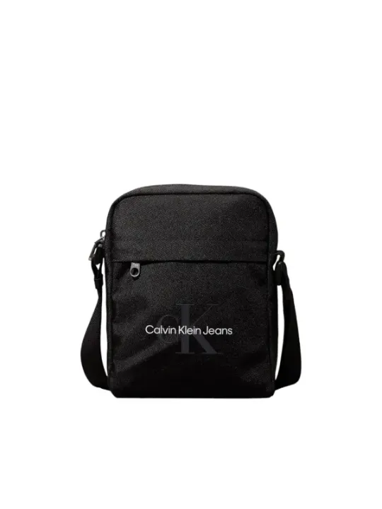 Schwarze Calvin Klein Nylon Umhängetasche