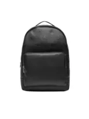 Schwarzer Calvin Klein Lederrucksack gemustert