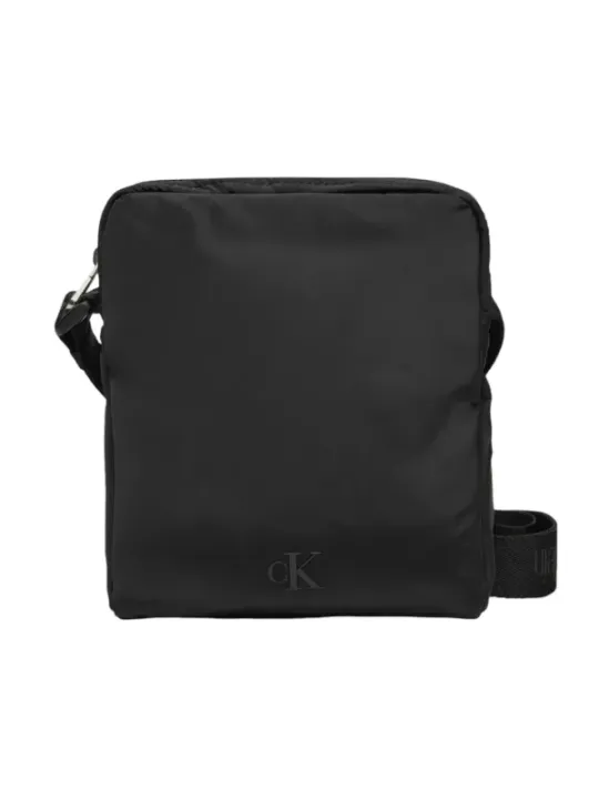 Charcoalgraue Calvin Klein Nylon Umhängetasche