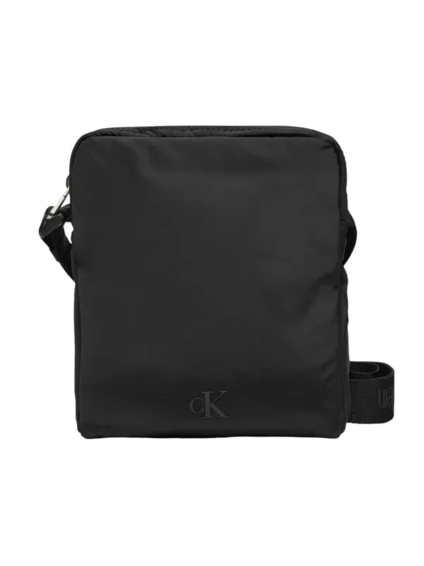 Charcoalgraue Calvin Klein Nylon Umhängetasche
