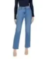Vintage Waschung, gerade geschnittene Jeans